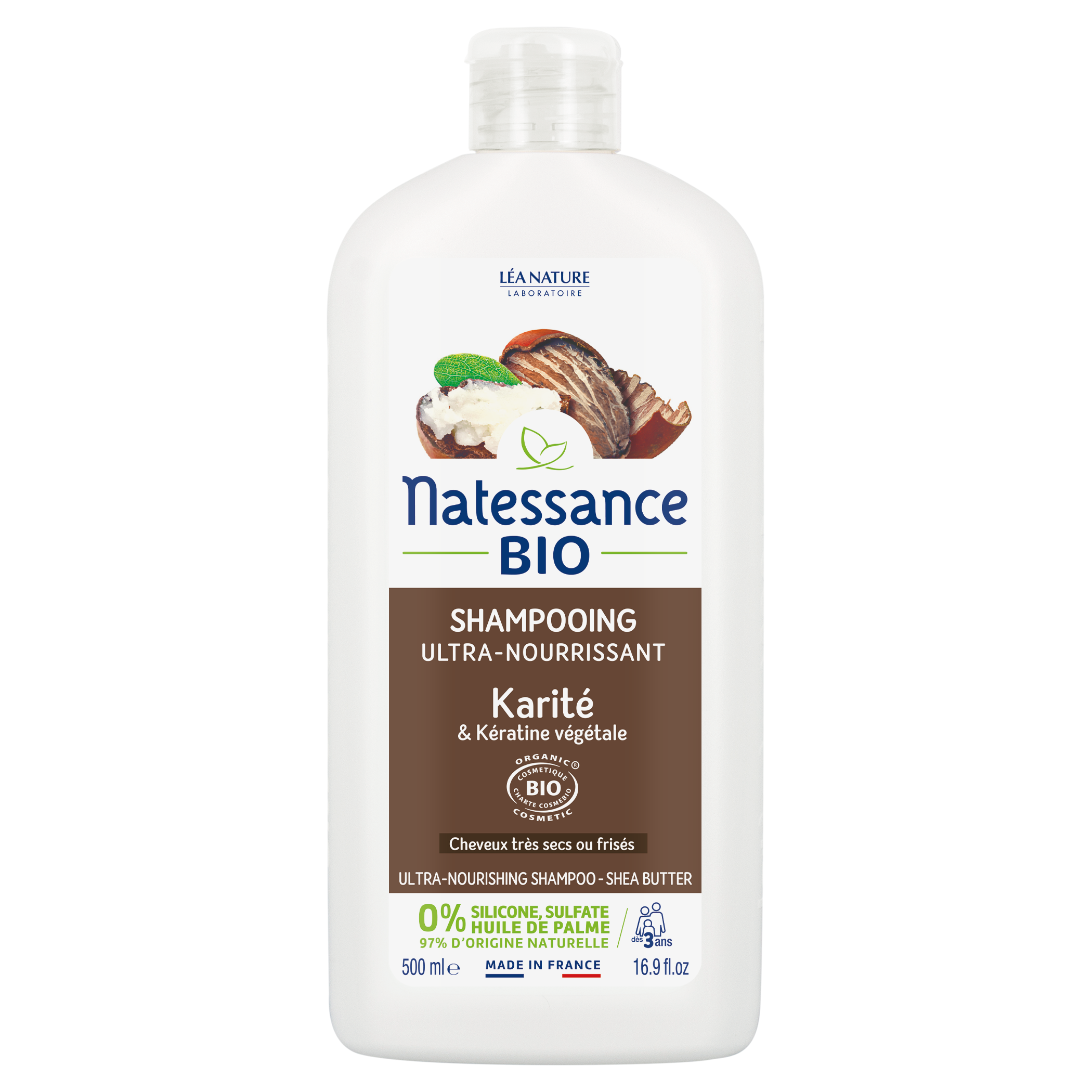 Shampooing Karité Bio 500ml - vue 2