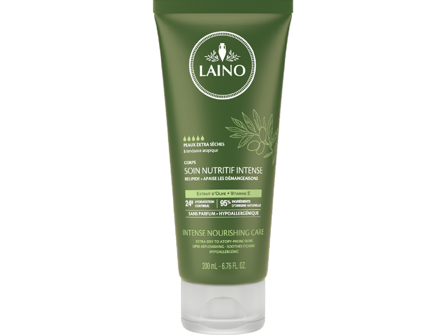Laino Soin Corps Nutritif Intense Olive 200ml