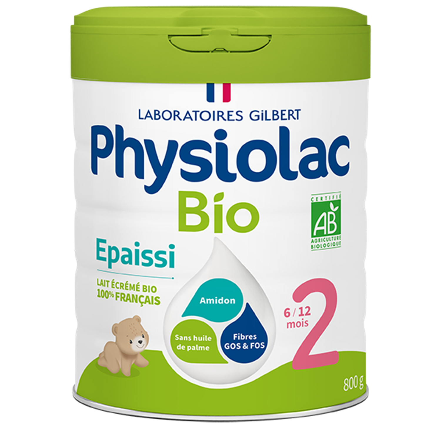 Physiolac Bio 2 Epaissie bio 800g