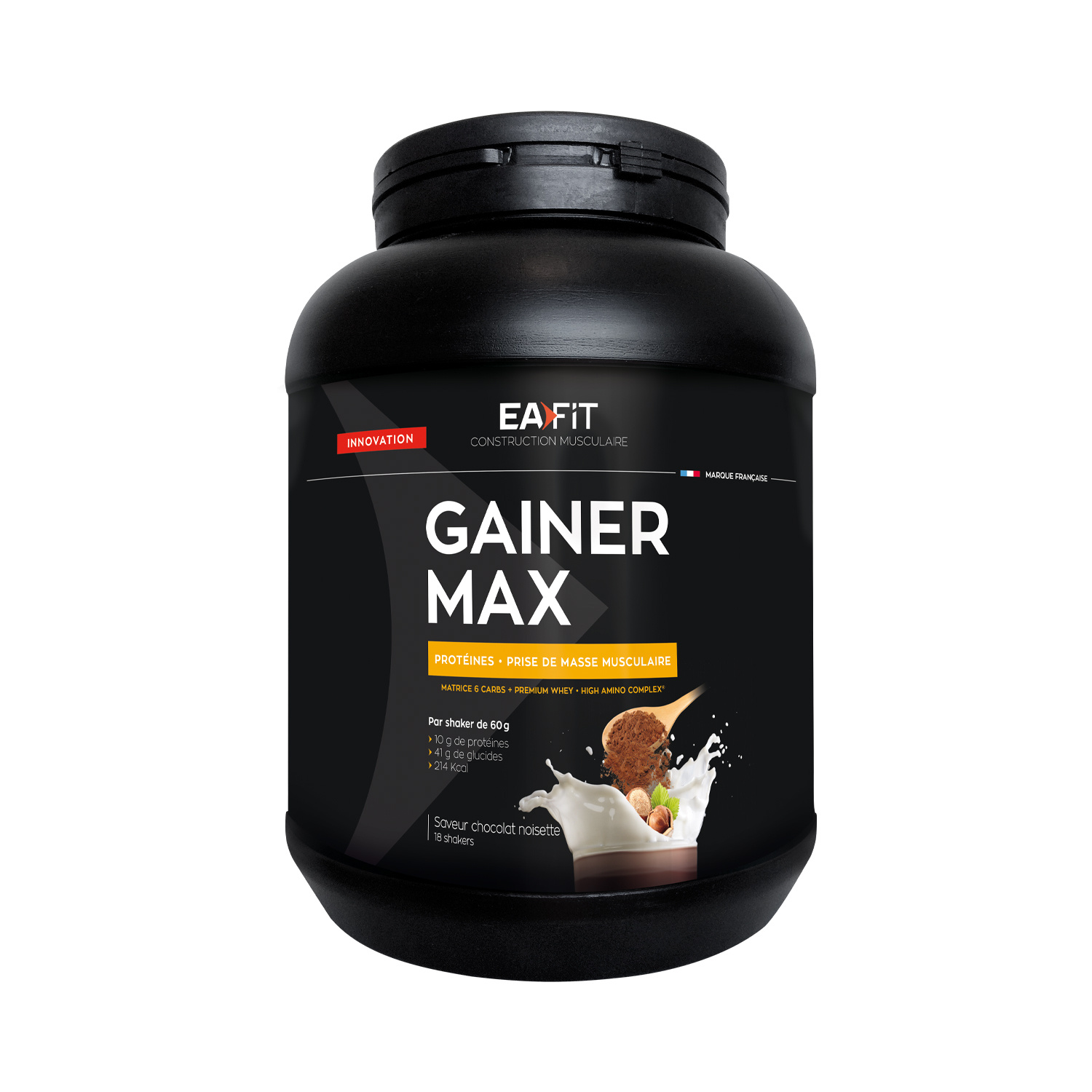 Eafit Gainer Max Goût Vanille Noisette 1 1kg - vue 2