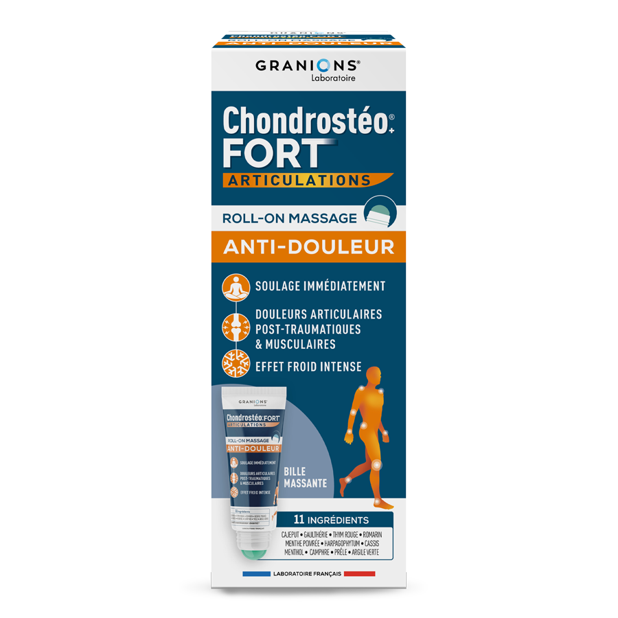 Chondrostéo Fort Roll-On Anti-Douleur Effet froid Roll-on 50ml