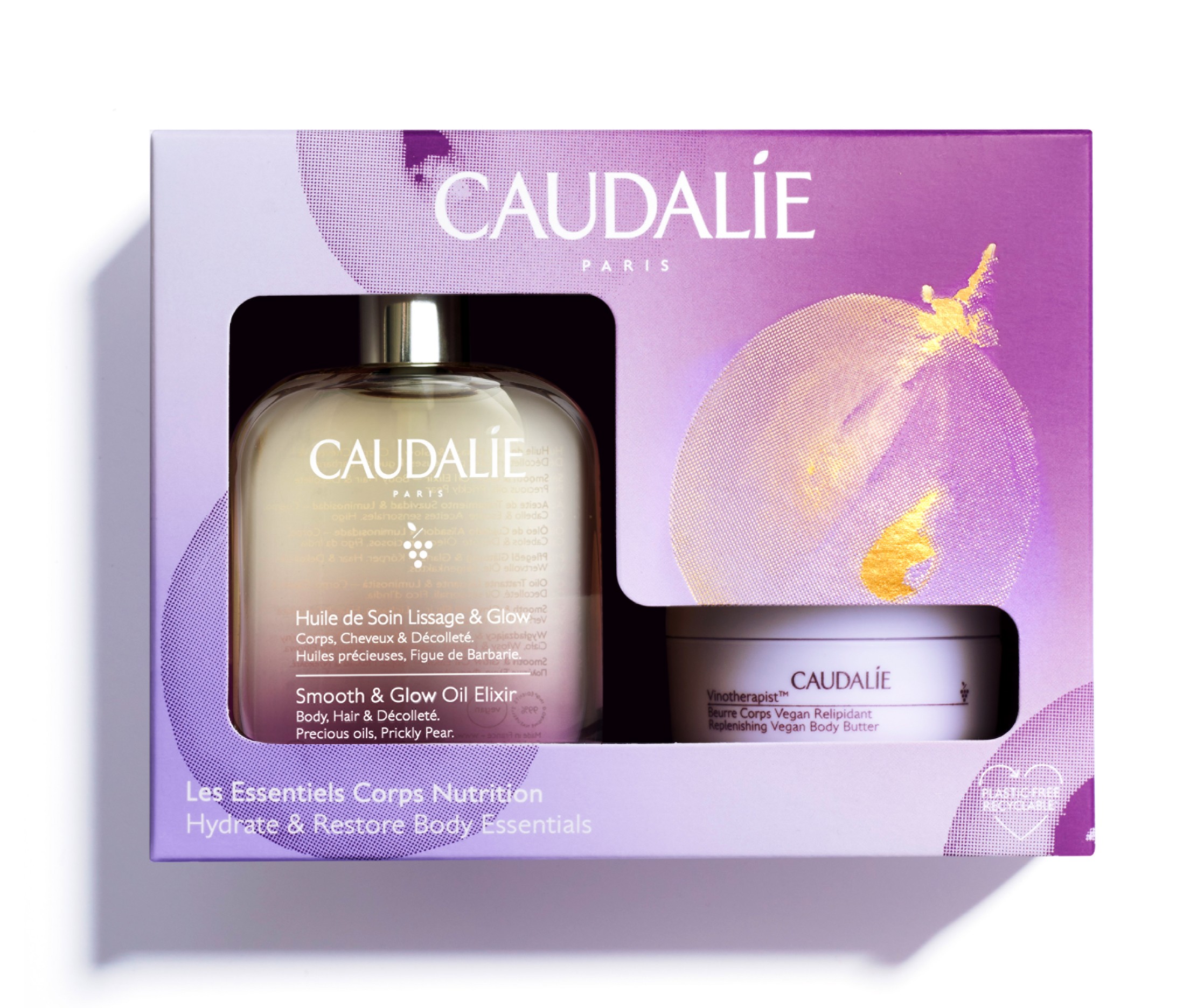 Coffret Huile Soin Lissage & Glow - Noël 2023