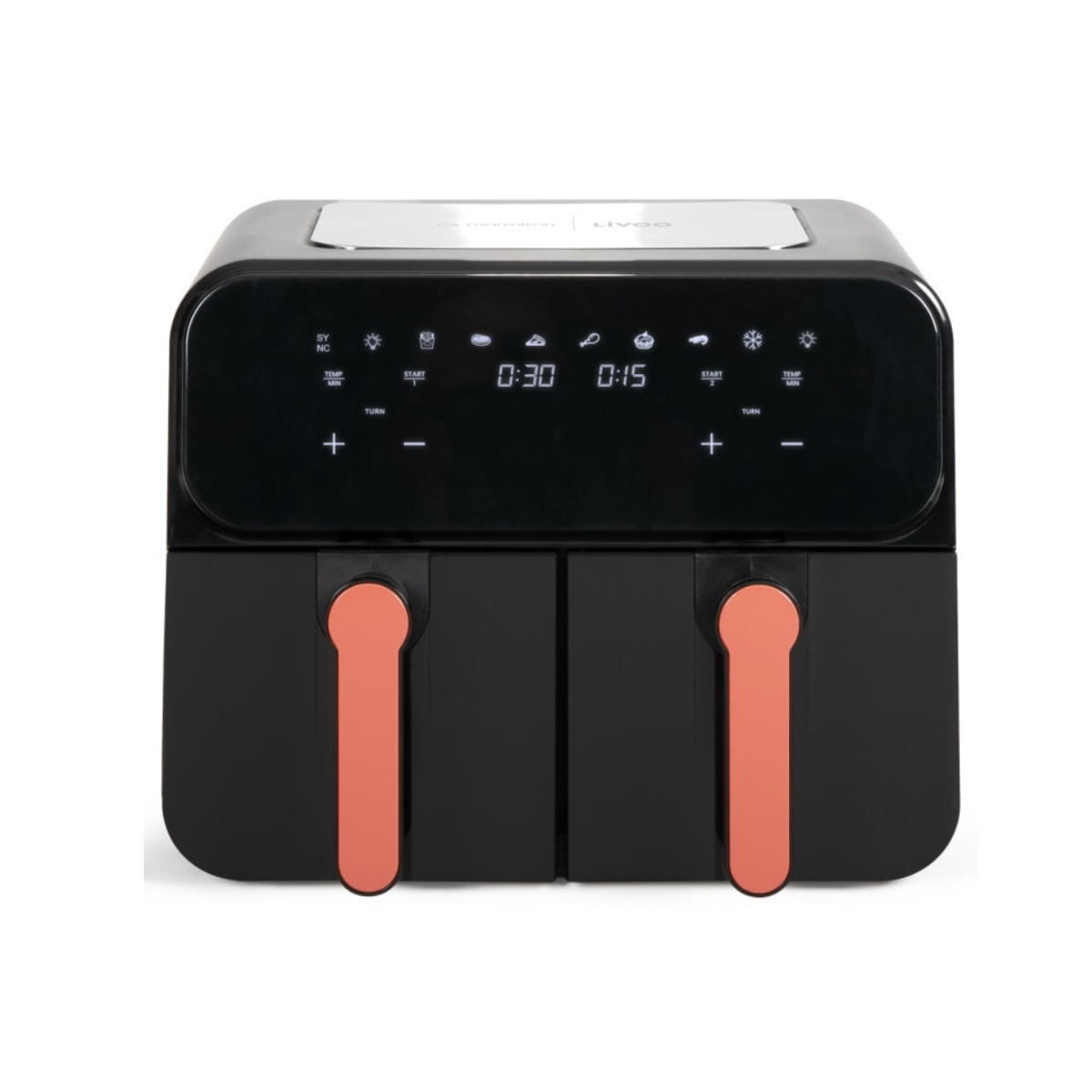 Friteuse sans huile double bacs 9