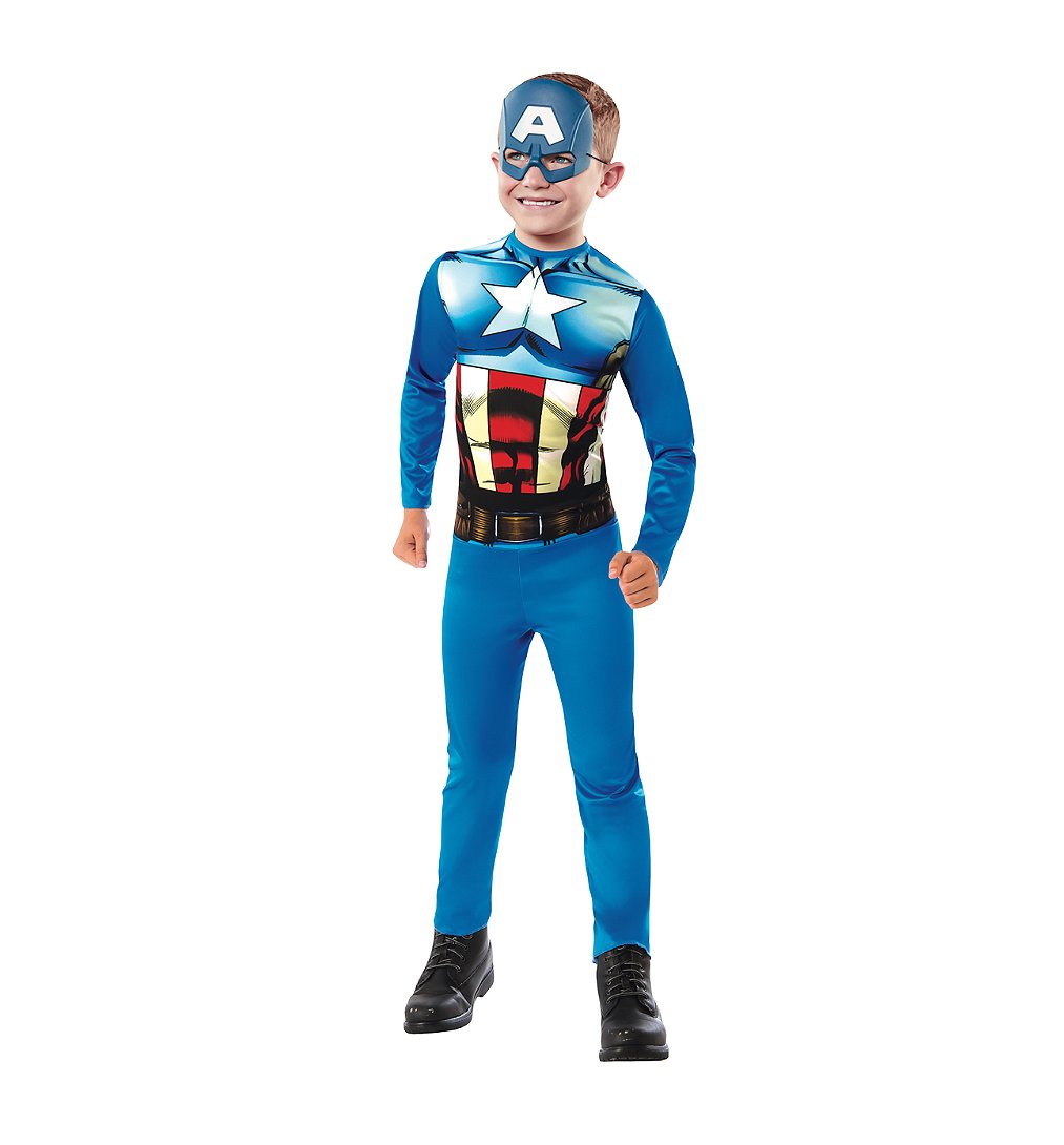 DEGUISEMENT CAPTAIN AMERICA/ MASQUE 3-4 ans