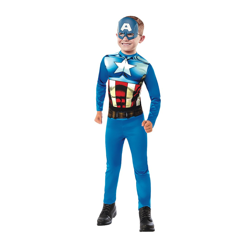 DEGUISEMENT CAPTAIN AMERICA/ MASQUE 7-8 ans