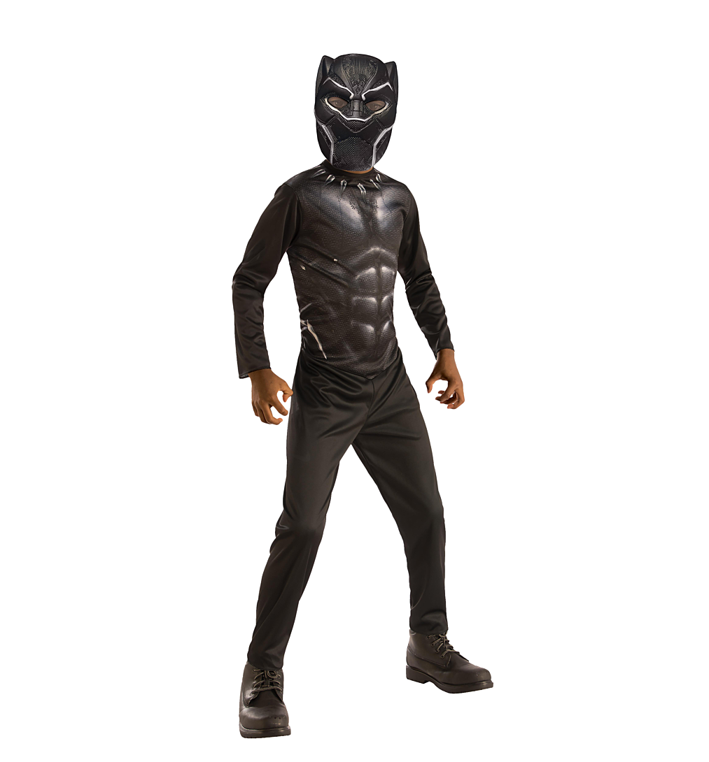DEGUISEMENT BLACK PANTHER /MASQUE 7-8 ans