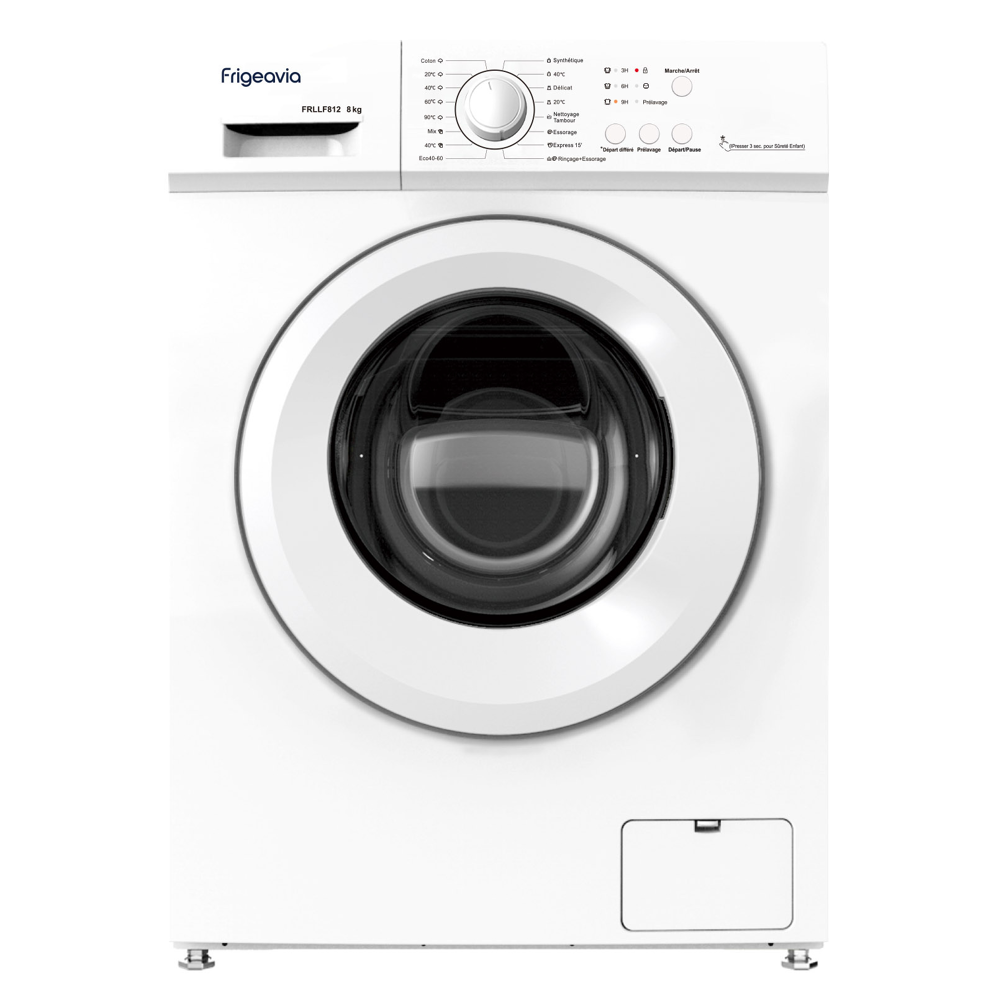 Machine à laver frontal Frigeavia FRLLF812 8 KG