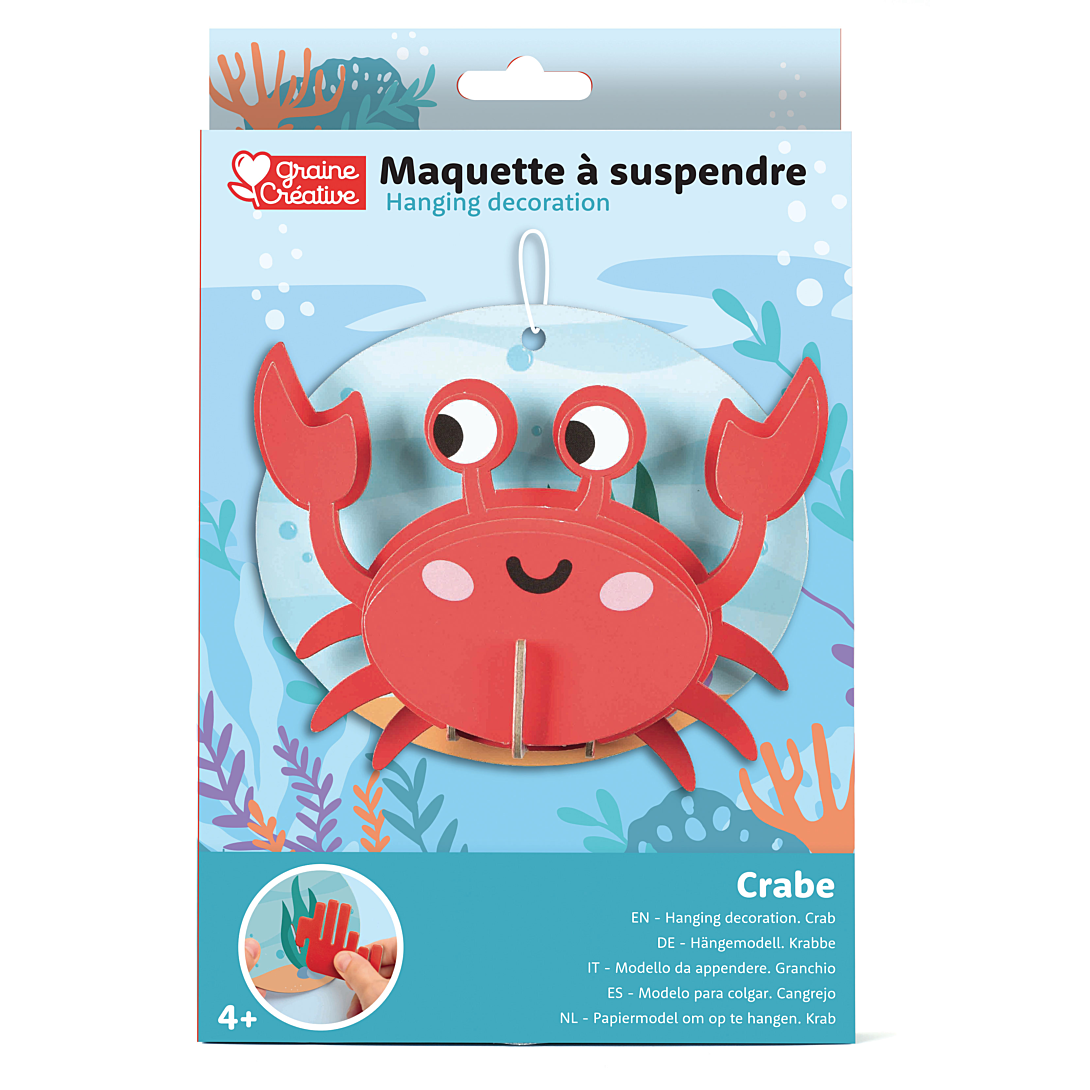 MAQUETTE A SUSPENDRE CRABE