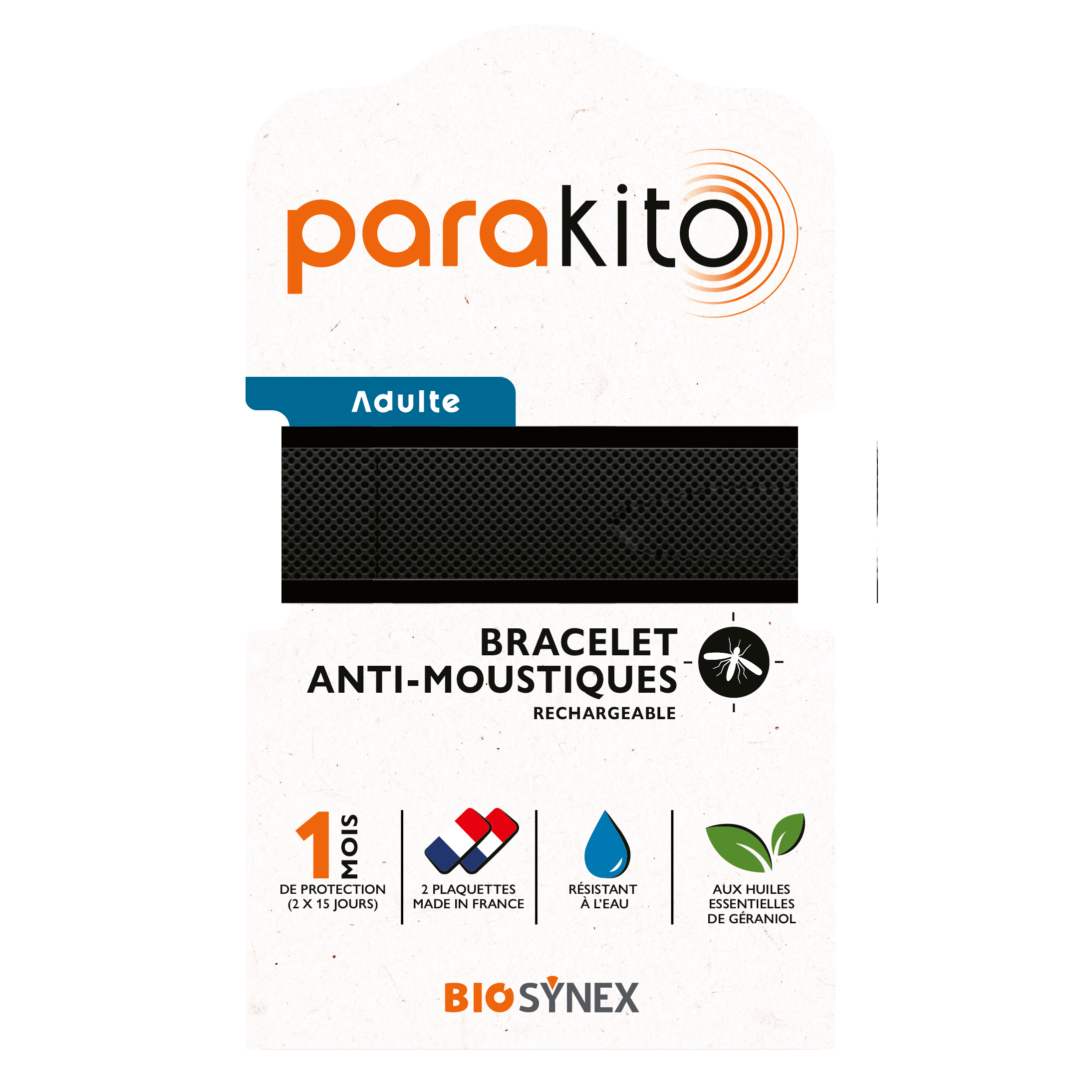 Bracelet Anti moustiques Adulte Parakito Le Bracelet - vue 2