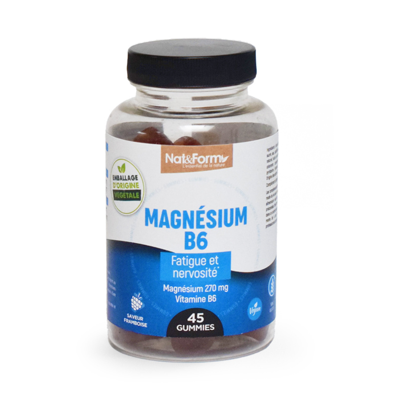 Gummies Magnésium B6 Fatigue et Nervosité 45 Gummies