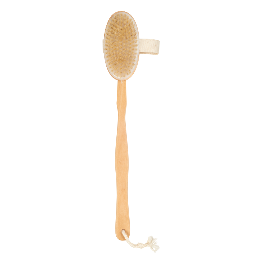 Brosse Bain Démontable Soie Naturelle Et Bois