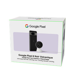 Pack Smartphone Google Pixel 8 5G avec Google Nest Cam Indoor