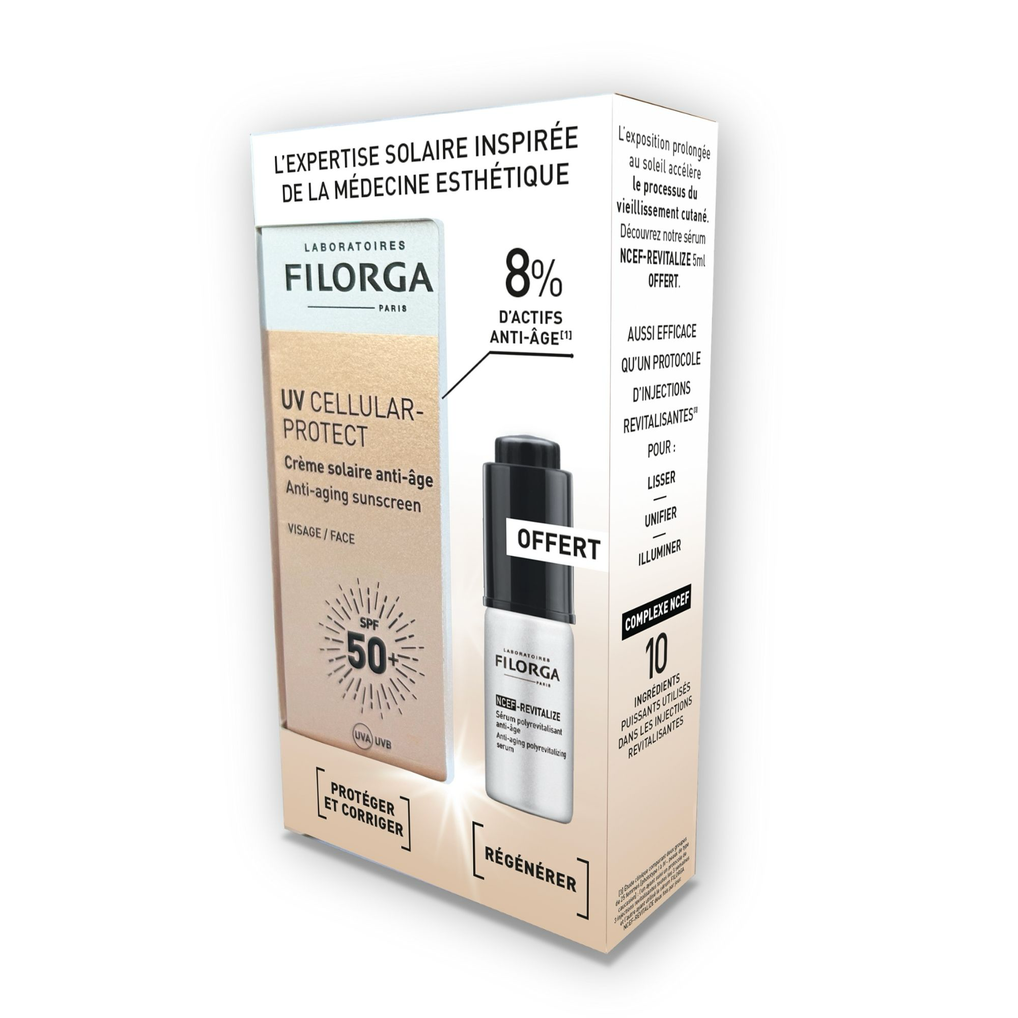 Filorga Duo UV Cellular Face + NCEF Serum