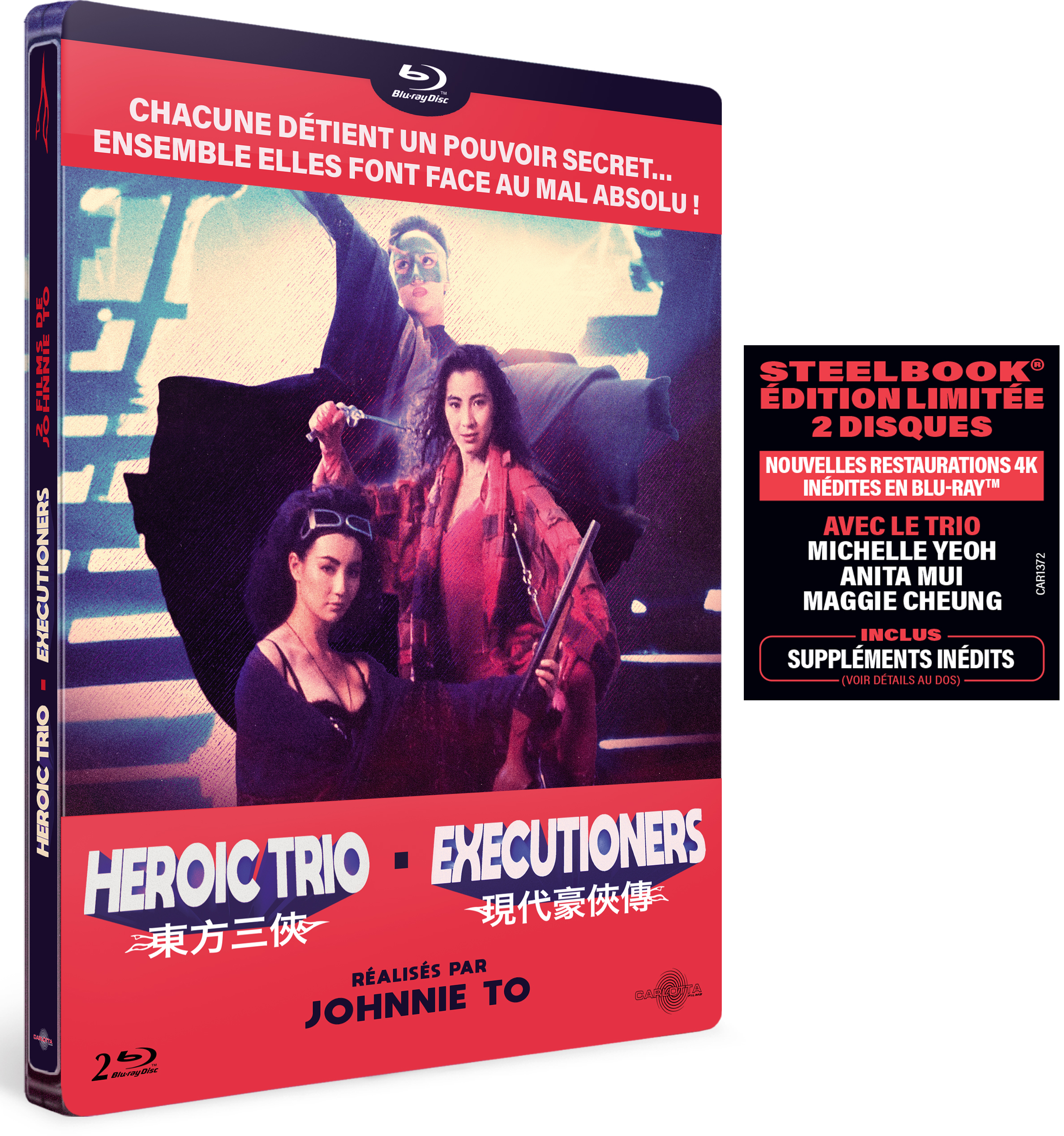 Johnnie To - 2 films : Heroic Trio + Executioners