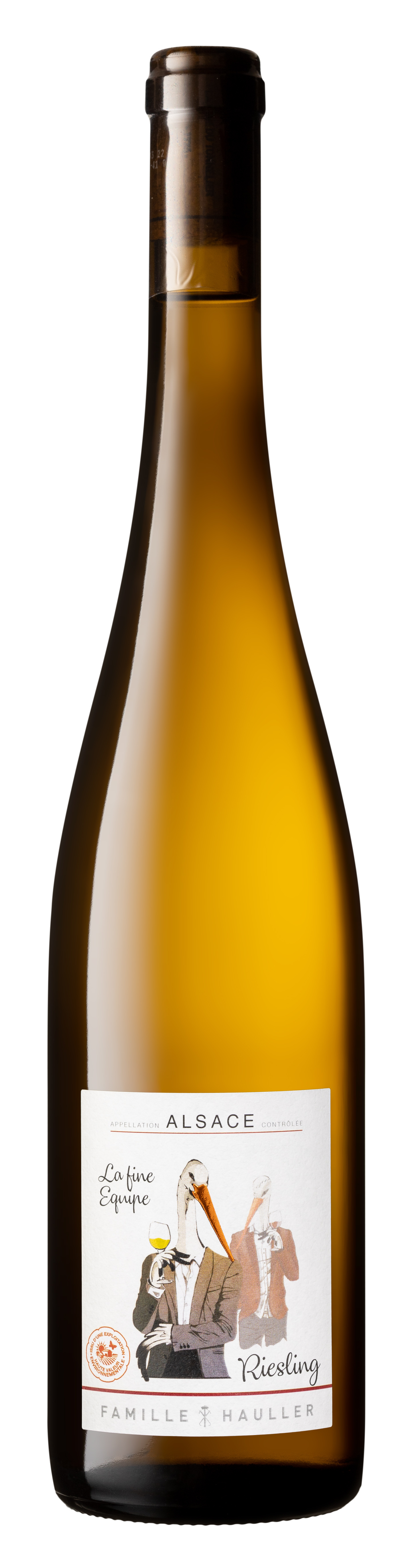 Famille Hauller La Fine Equipe, 2022 - Alsace Riesling AOP - Blanc Sec - 75 cl