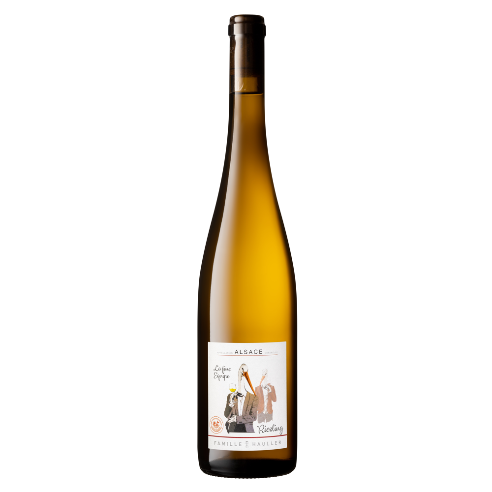 Famille Hauller La Fine Equipe, 2022 - Alsace Riesling AOP - Blanc Sec - 75 cl