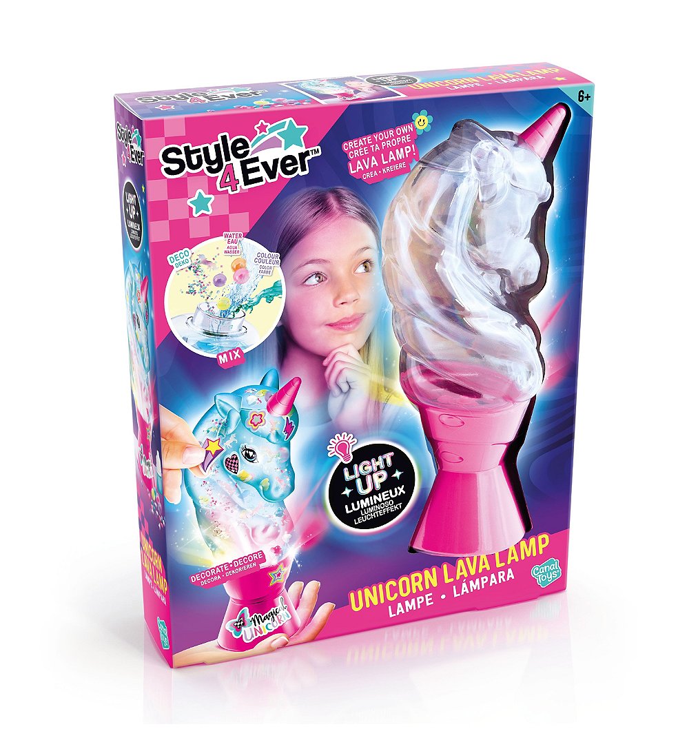 Grande Lava Lampe Licorne