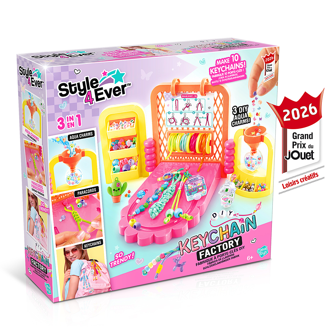Jeu Créatif Canal Toys OFG 366 – Fabrique À Porte-Clés 3-en-1, 10 Porte-Clés Inclus - vue 7
