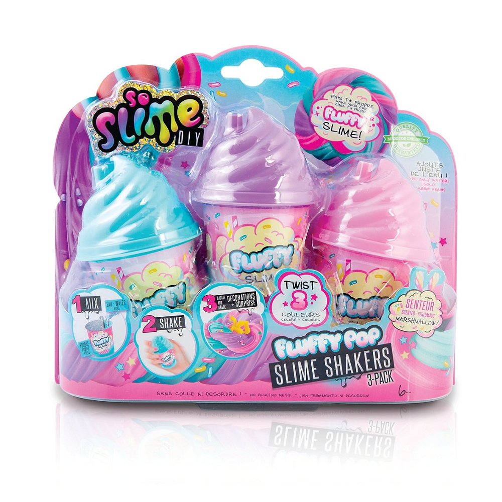 Slime Shaker Fluffy - 3 Packs