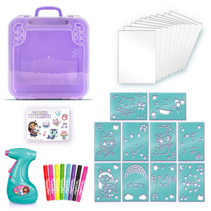 Jeu créatif Canal Toys Mallette d'activités avec aérographe Gabby et la maison magique