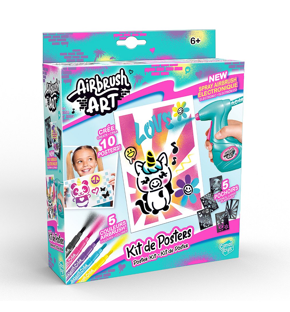 Mallette D'activités Airbrush Art La Boite