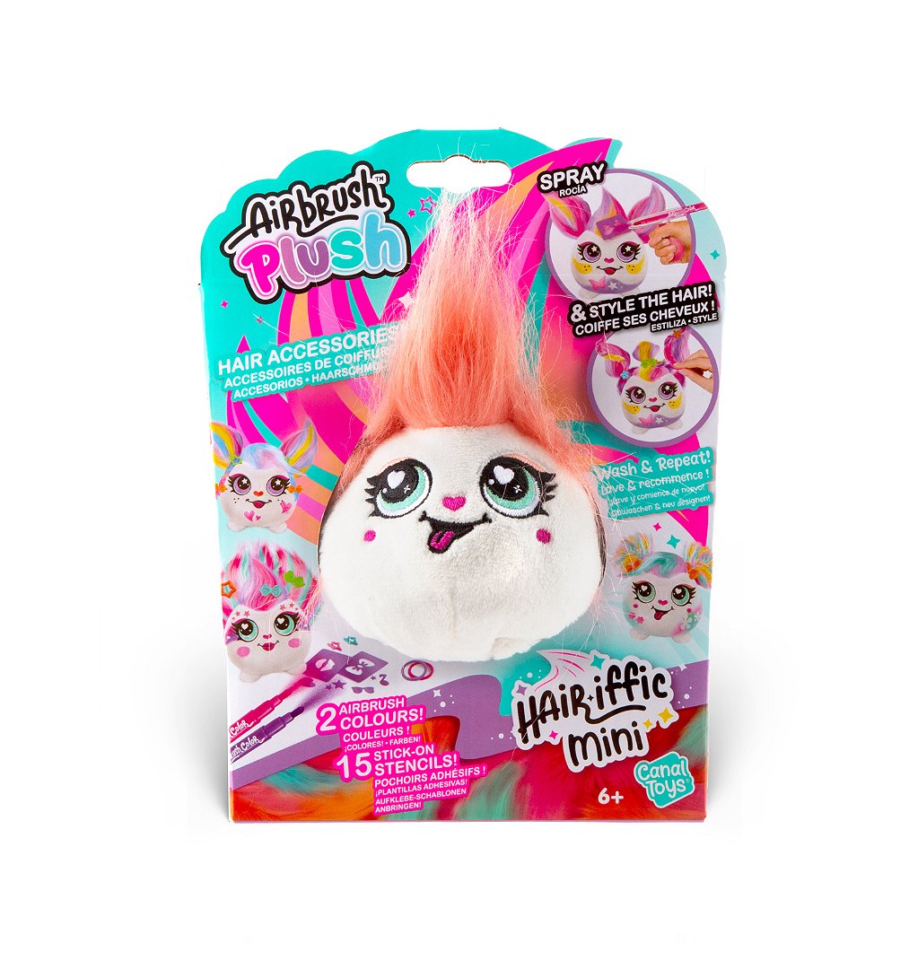 Hair'iffic Mini Airbrush Plush Canal Toys 'unité