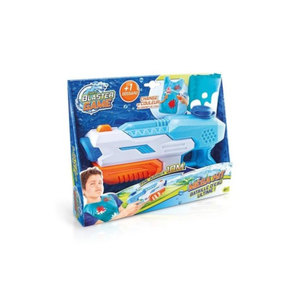 Super Blaster Game - Compact Kit 1 Pistolet À Eau Et 1 Dossard