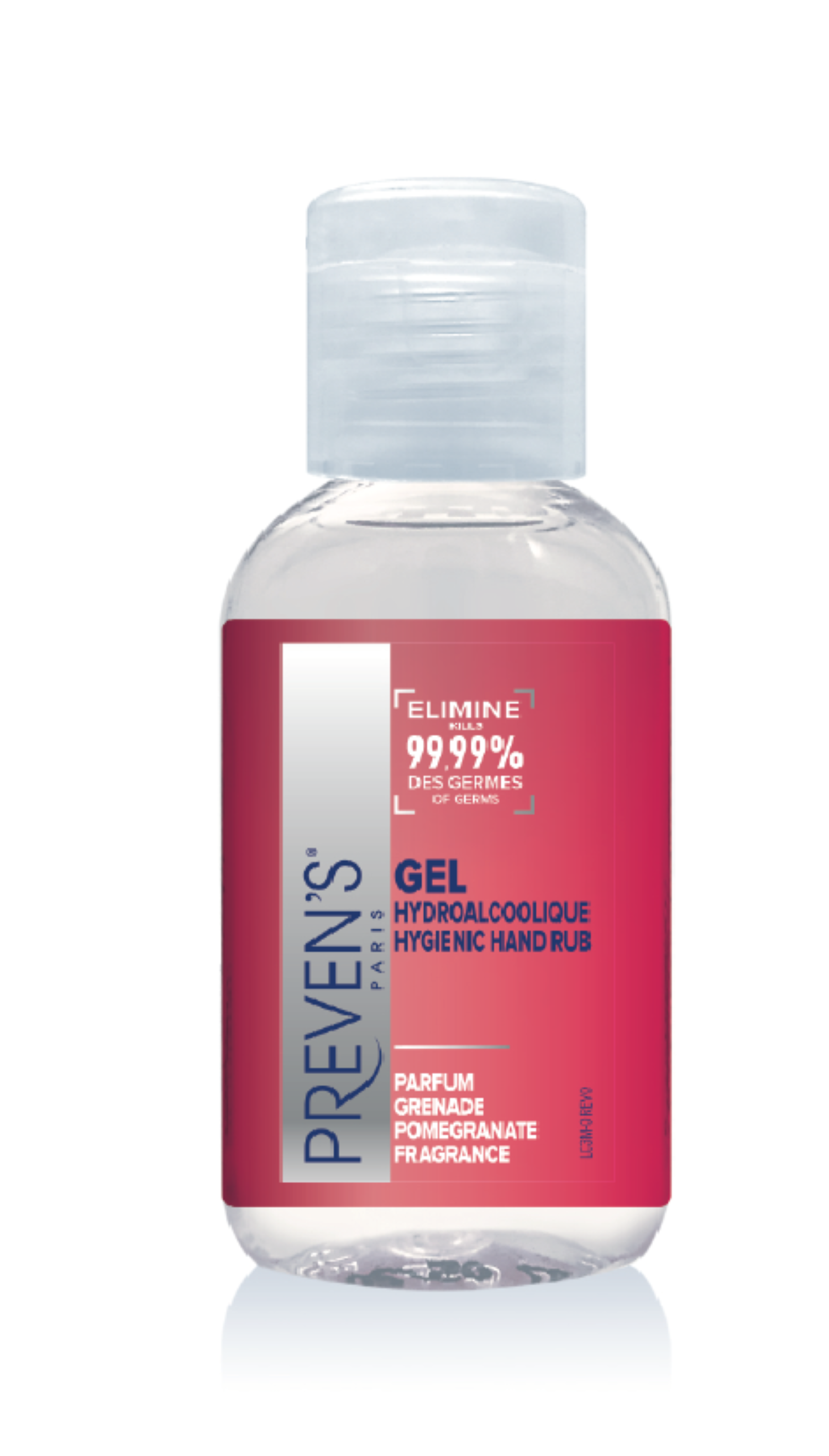 Preven's gel hydro-alcoolique mains grenade 25ml