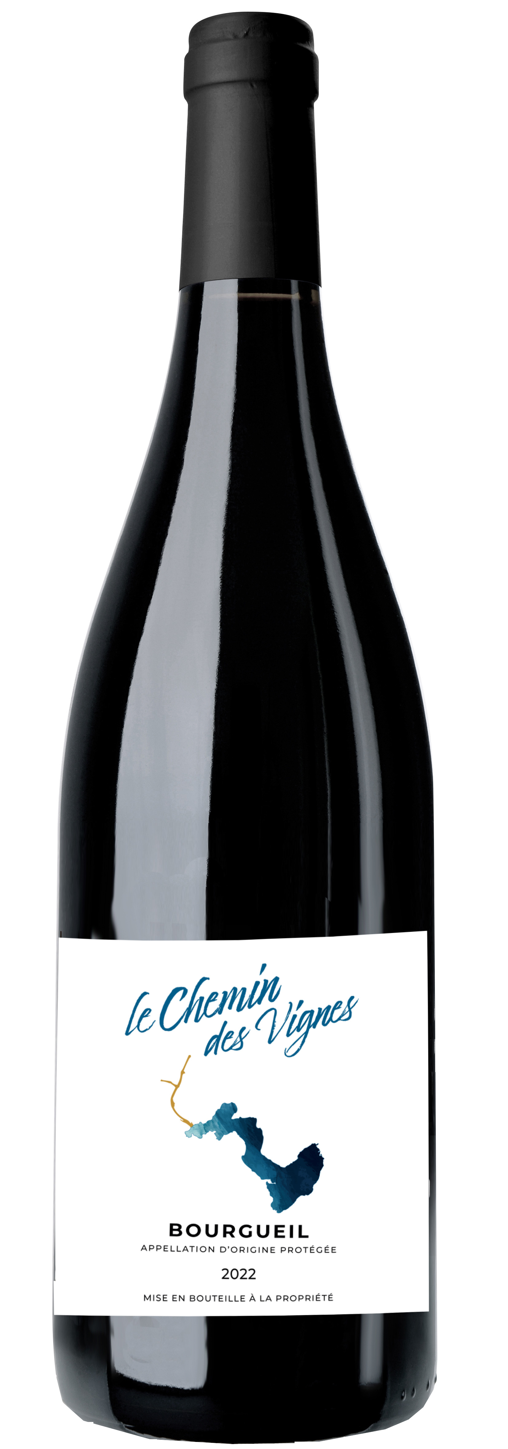 Le Chemin des Vignes BIO, 2022 - Bourgueil AOP - Rouge - 75 cl