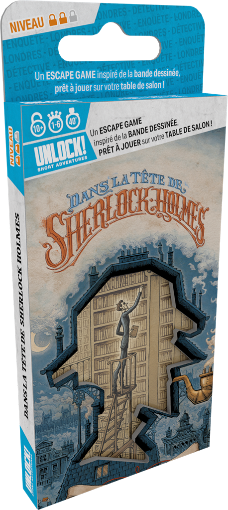 Asmodee Jeu d'escape game Unlock! Sherlock Holmes - vue 4