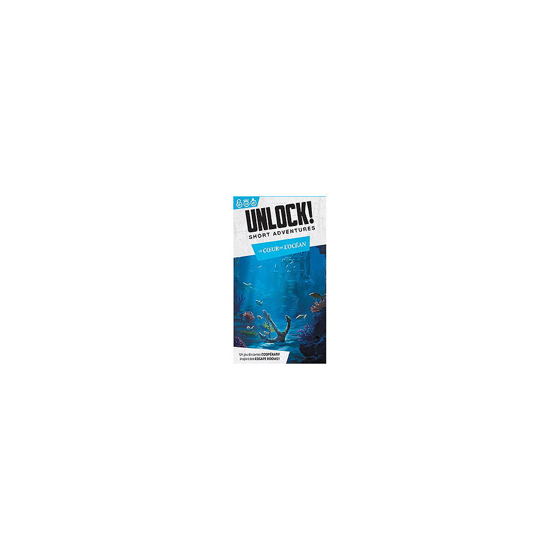 Asmodee Jeu Unlock! Short Adventures Le Coeur De L Ocean - vue 2