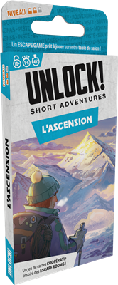 Jeu D'Escape Game Asmodee Unlock! Short L'Ascension – Coopératif 30-45 Min - vue 4