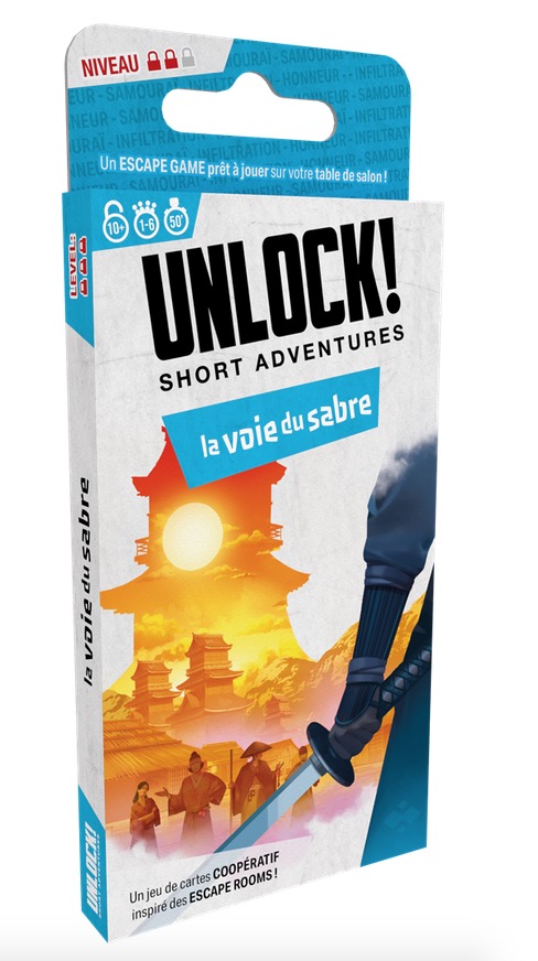 Jeu d'escape game Asmodee Unlock! Short 14 La voie du sabre - vue 2