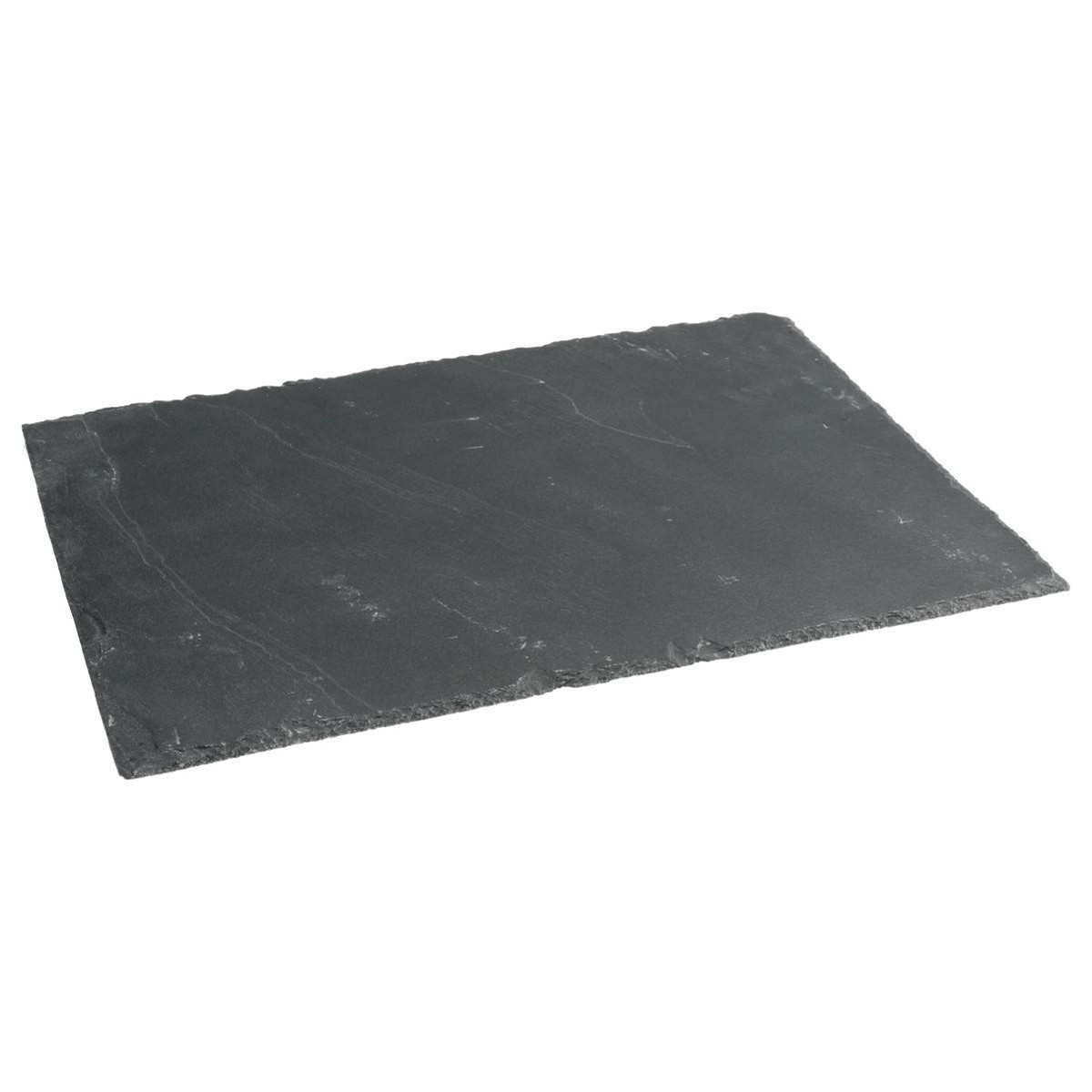 Lot De 6 Assiettes En Ardoise Rectangulaires 14 X 22 Cm - Idéal Pour Présentation De Plats