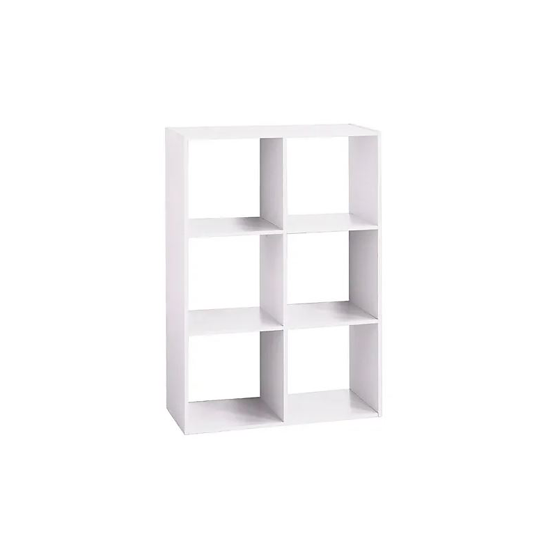 Etagère 6 cases blanc