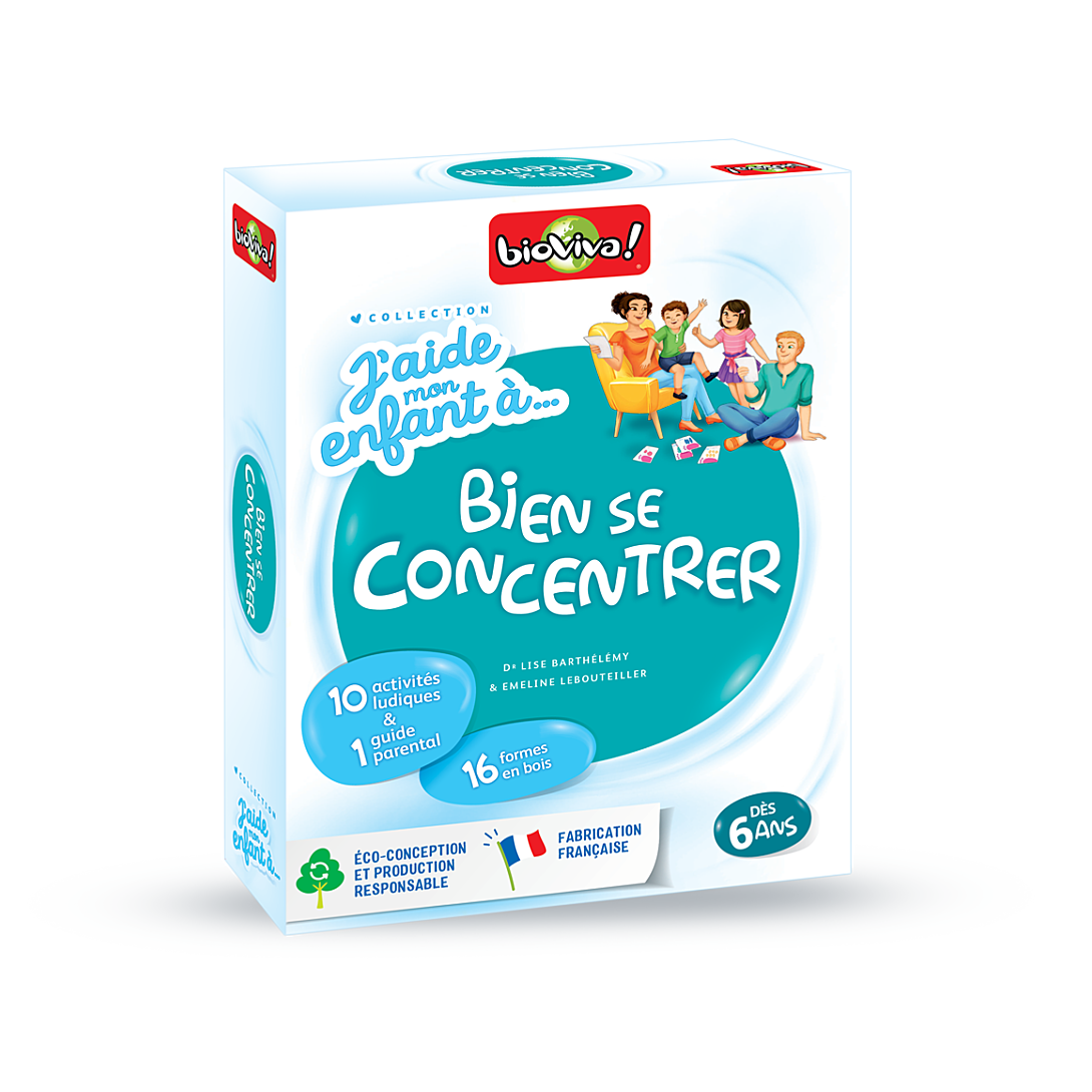 J'aide mon enfant à ... Bien se concentrer Bioviva - vue 1
