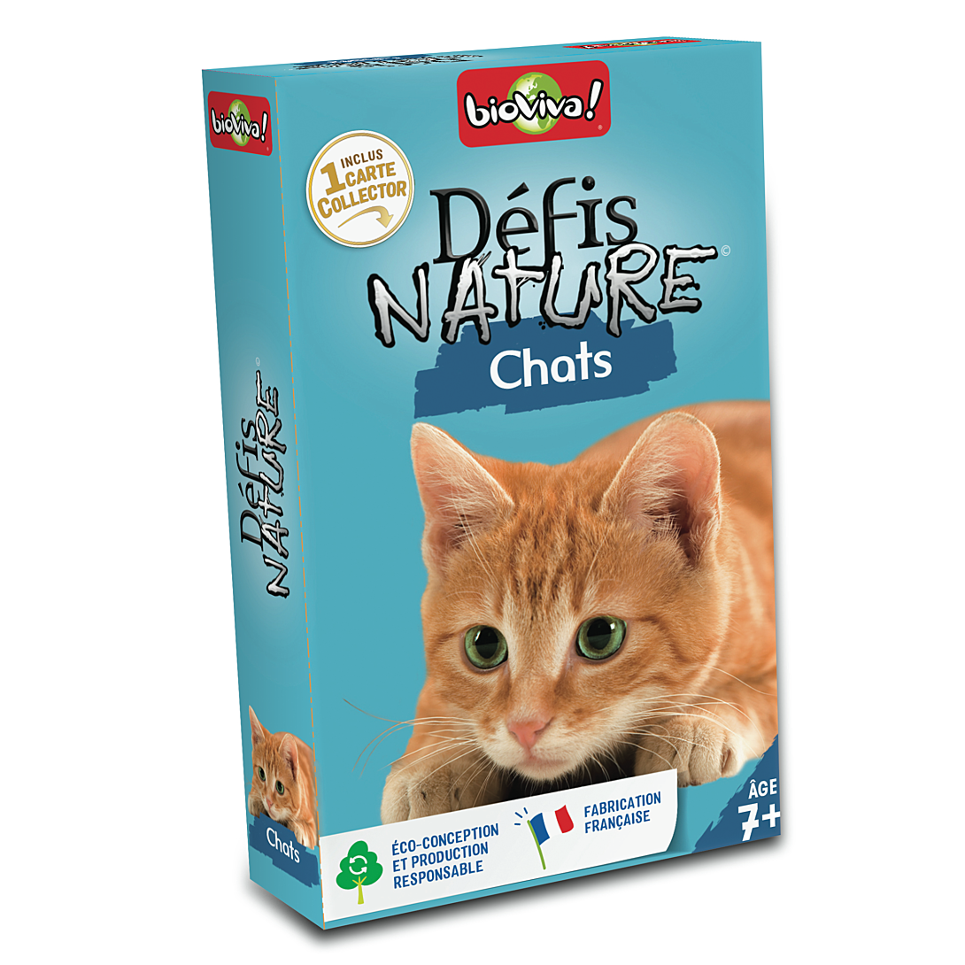 Jeu De Cartes Bioviva Défis Nature Chats – 36 Cartes Éducatives - vue 9