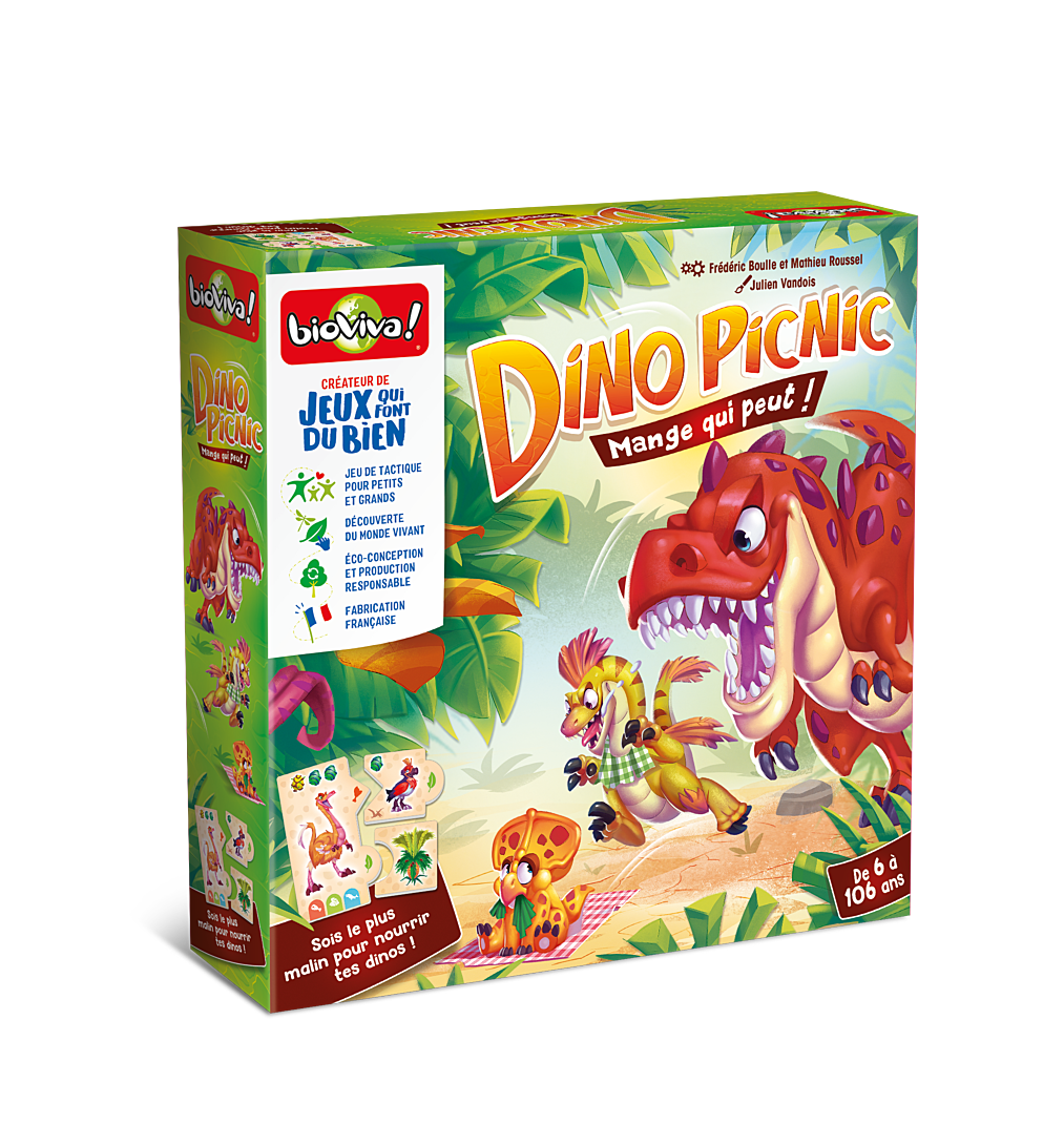 Bioviva Dino Picnic Jeu de famille