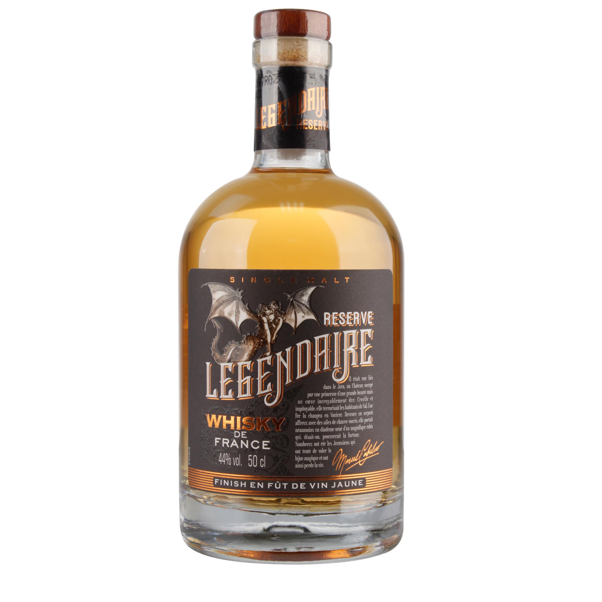 Whisky Single Malt Marcel Cabelier Trésor Légendaire en fût de Vin Jaune - France, 44 % vol. - 50 cl