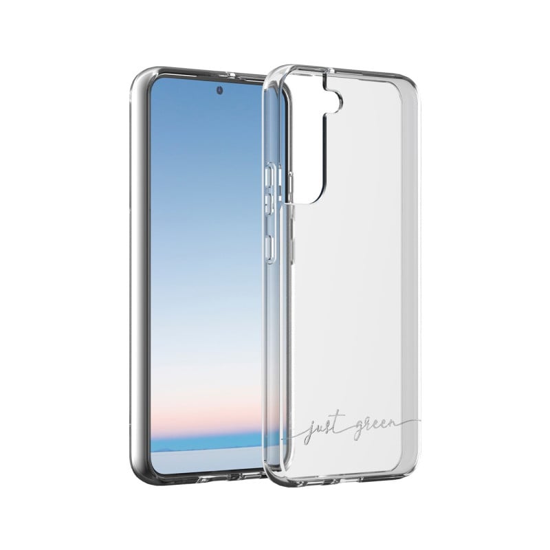 Coque Samsung Galaxy S22+ 5G Infinia Transparente - 100 % Recyclable Just Green