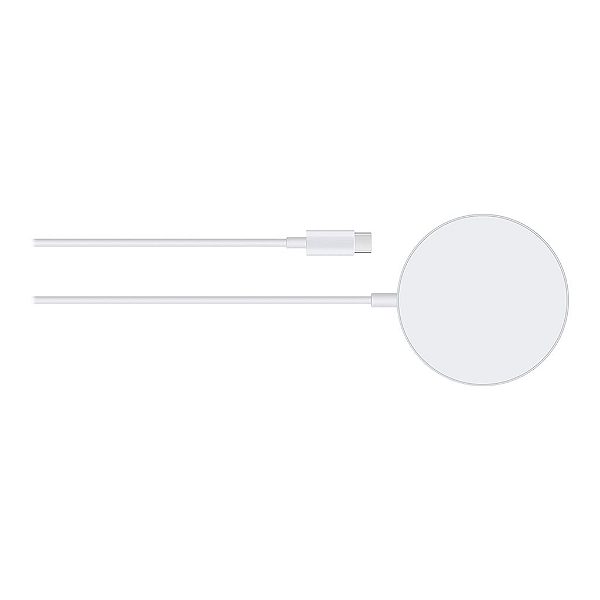 Chargeur induction Plat Compatible MagSafe 15W Blanc Bigben