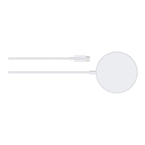 Chargeur induction Plat Compatible MagSafe 15W Blanc Bigben