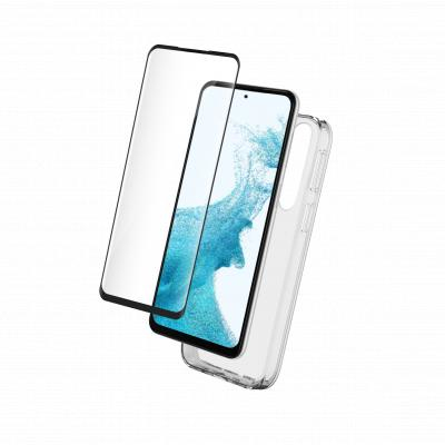 Pack Coque Transparente + Verre trempé Bigben pour Samsung G A54 5G
