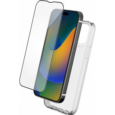 Bigben Connected - Coque Téléphone + Protecteur d'écran 2.5D - iPhone 15 Pro - Transparent Bigben Co