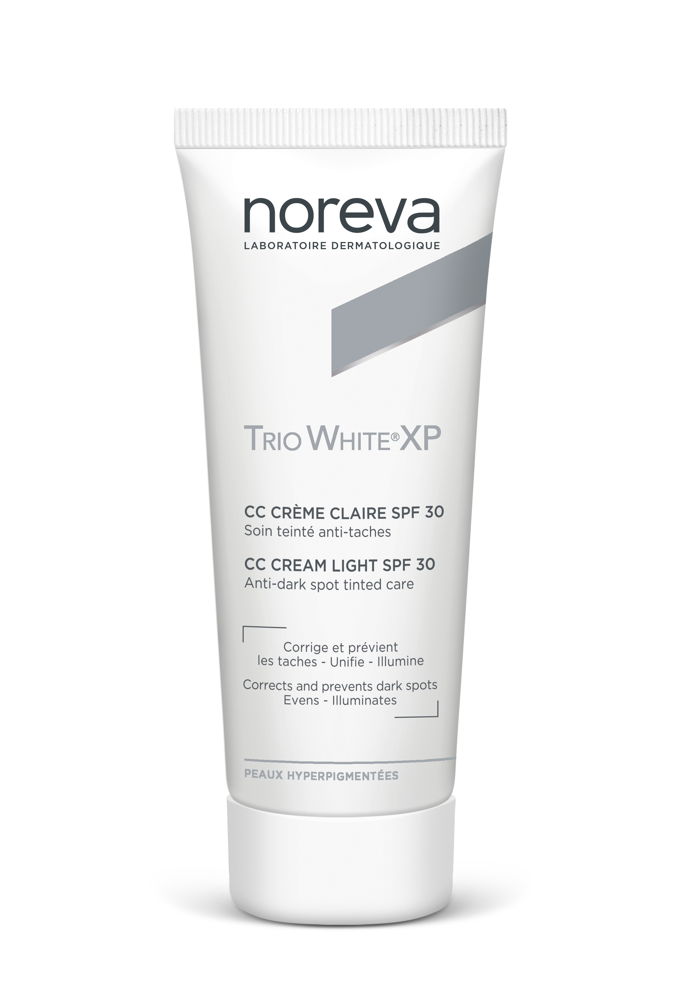 Noreva Trio White XP CC Cream Light SPF 30 CC crème pour un teint unifié SPF 30 40 ml