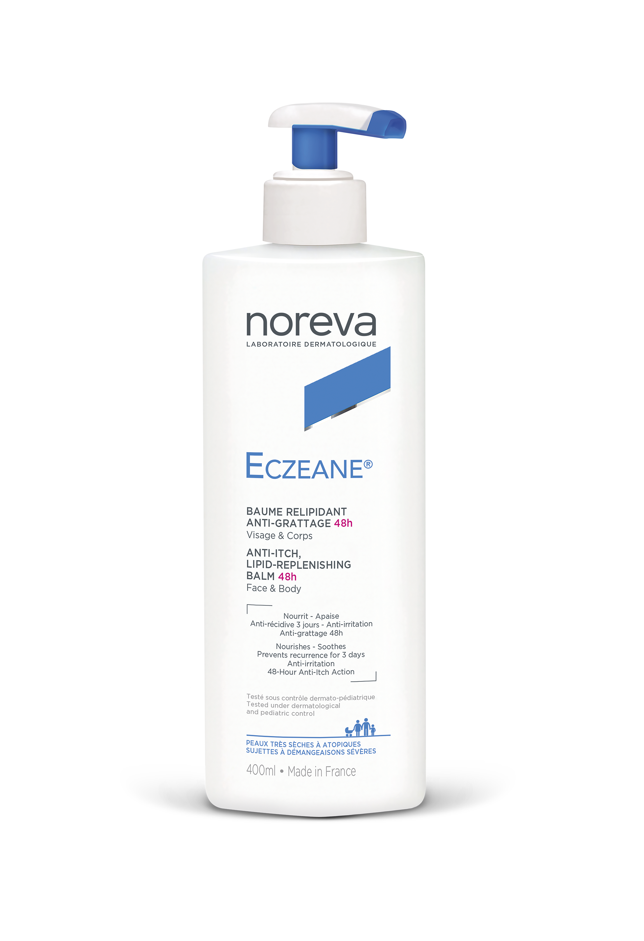 Eczeane Baume Relipidant Anti-Grattage 48h 400ml