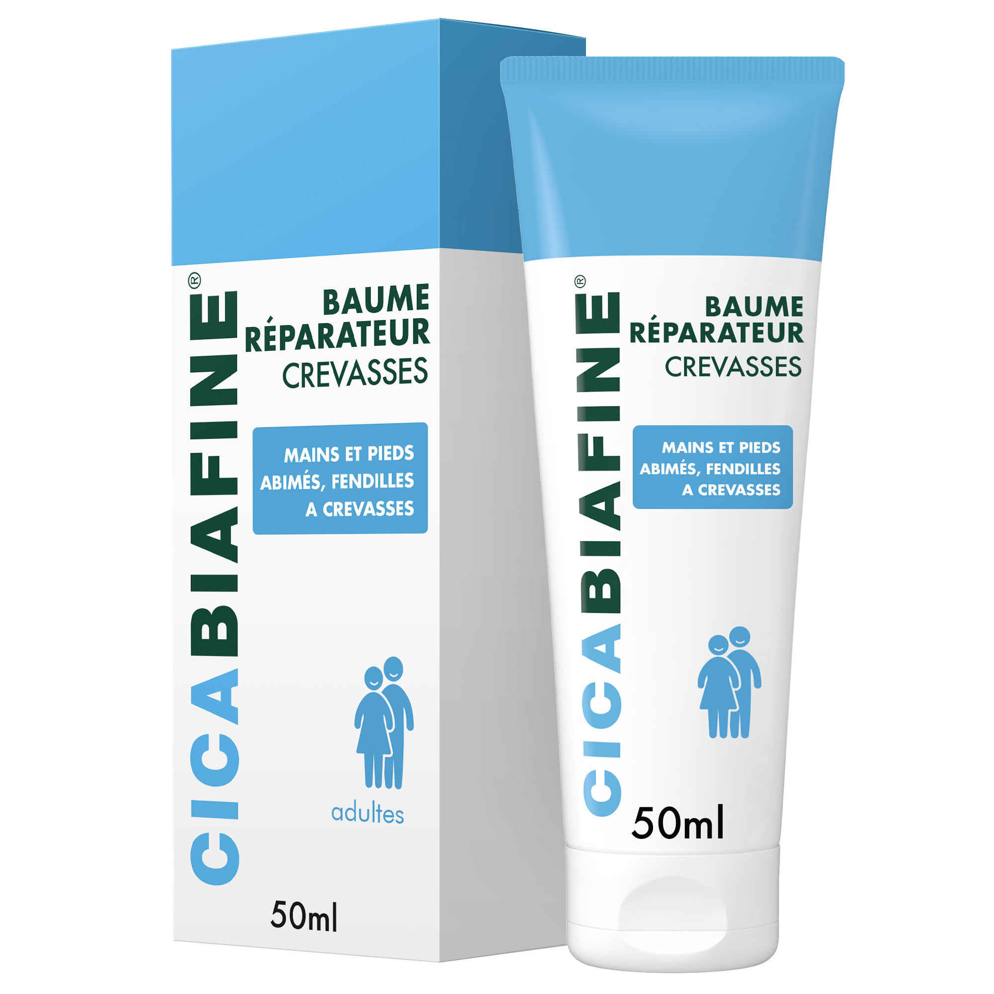 Cicabiafine baume réparateur crevasses 50ml