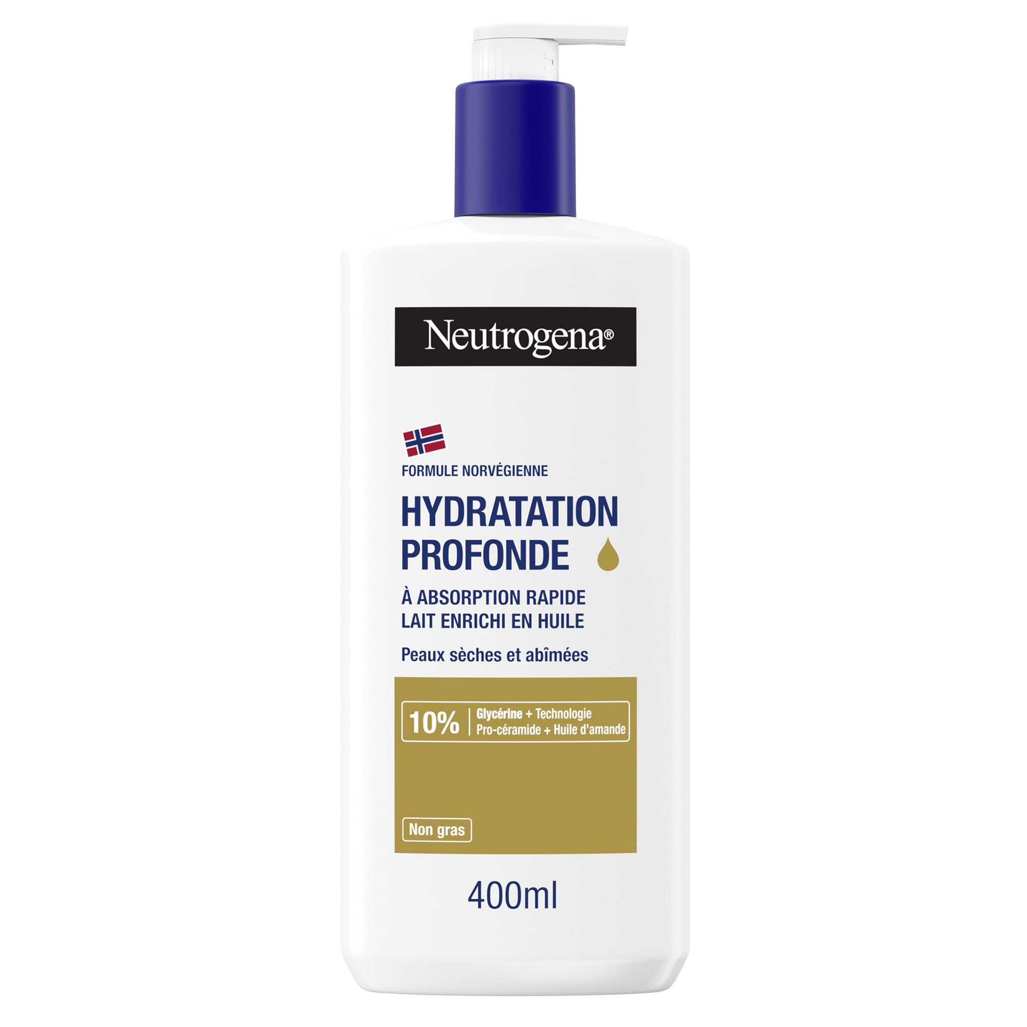 Lait Corps Hydratation Profonde Neutrogena La Pompe De 400ml
