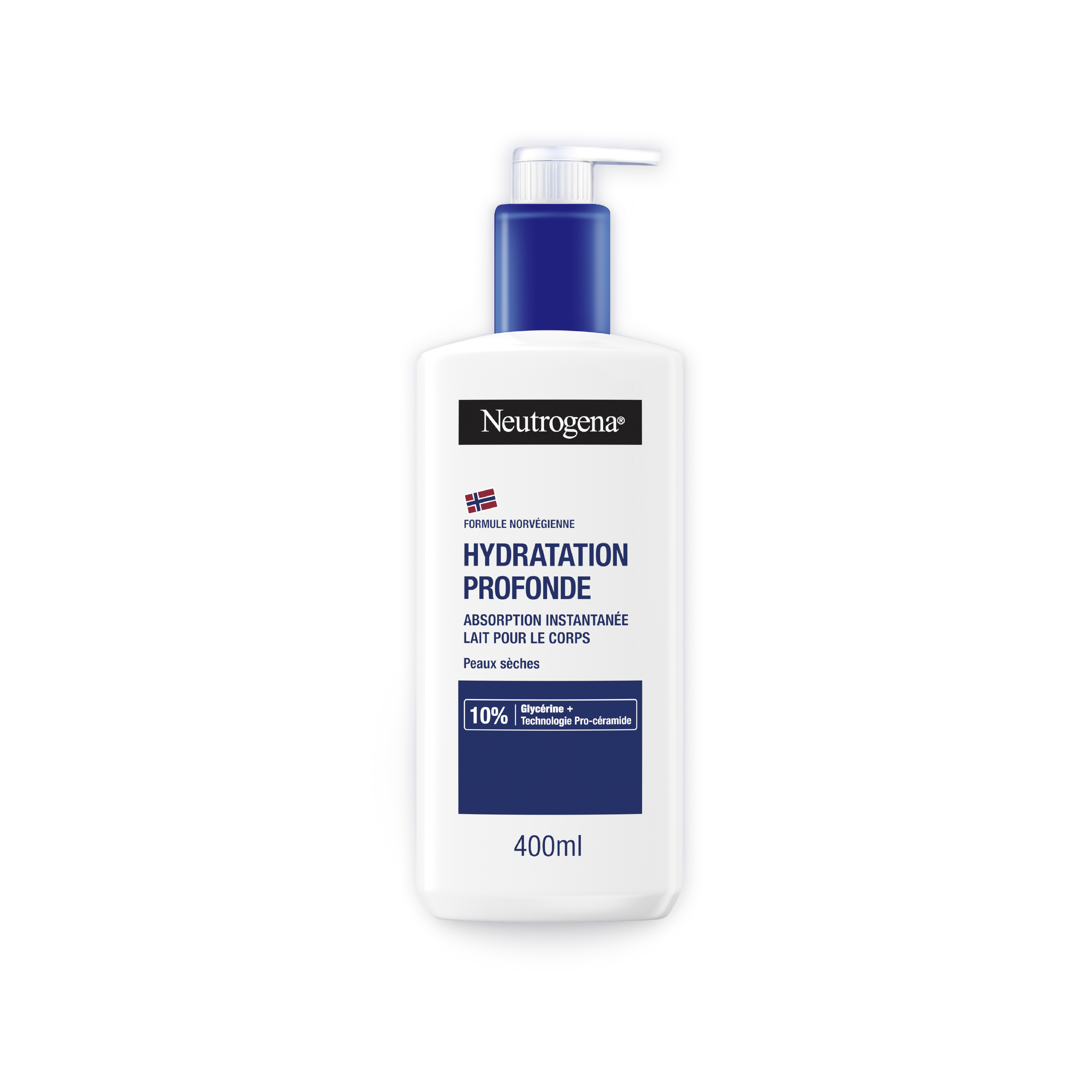 Hydratation Profonde Lait Corps Hydratant Flacon Pompe 400ml