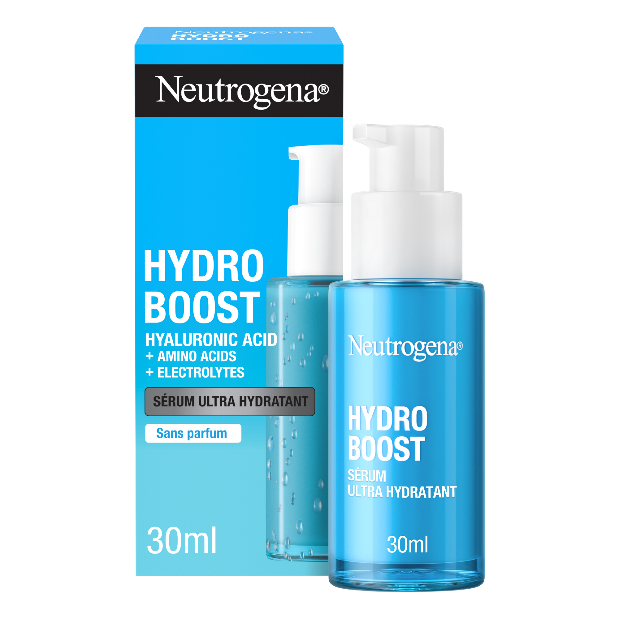 Soin Visage Sérum Hydro Boost Ultar Hydratant Neutrogena Le Flacon De 30ml